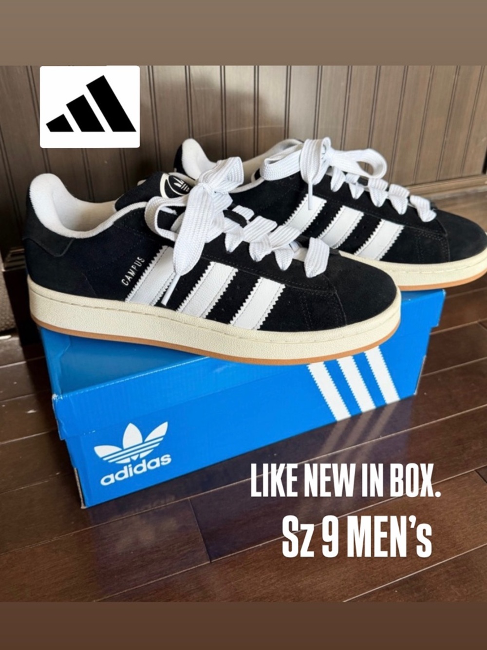 Brand new in box. Adidas campus shoes.